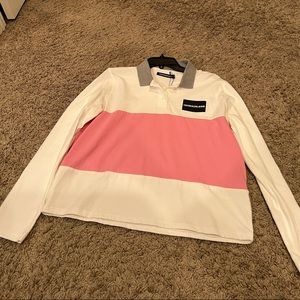 Long sleeved Calvin Klein polo